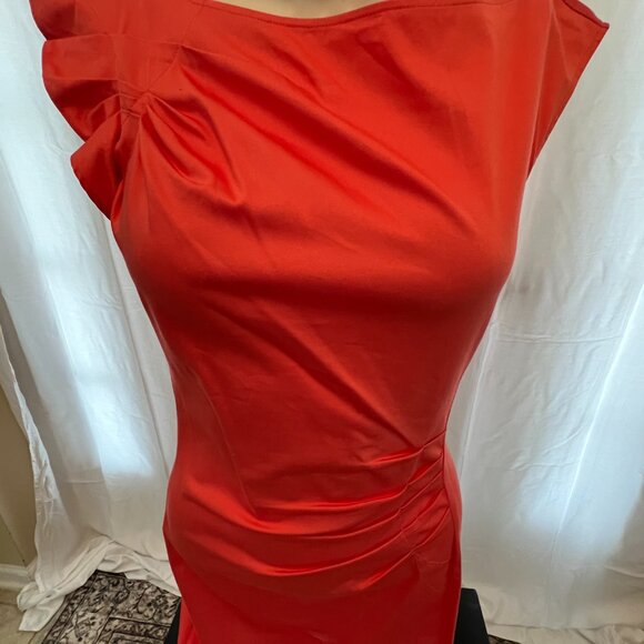 Hugo Boss Dress Size 2 Ruched side - Picture 2 of 10